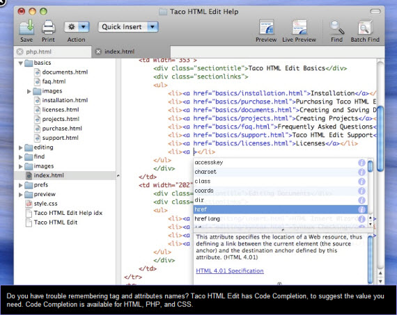 html editor for mac textedit
